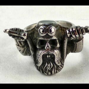 Size 8.5 Motorcycle Rider Ring